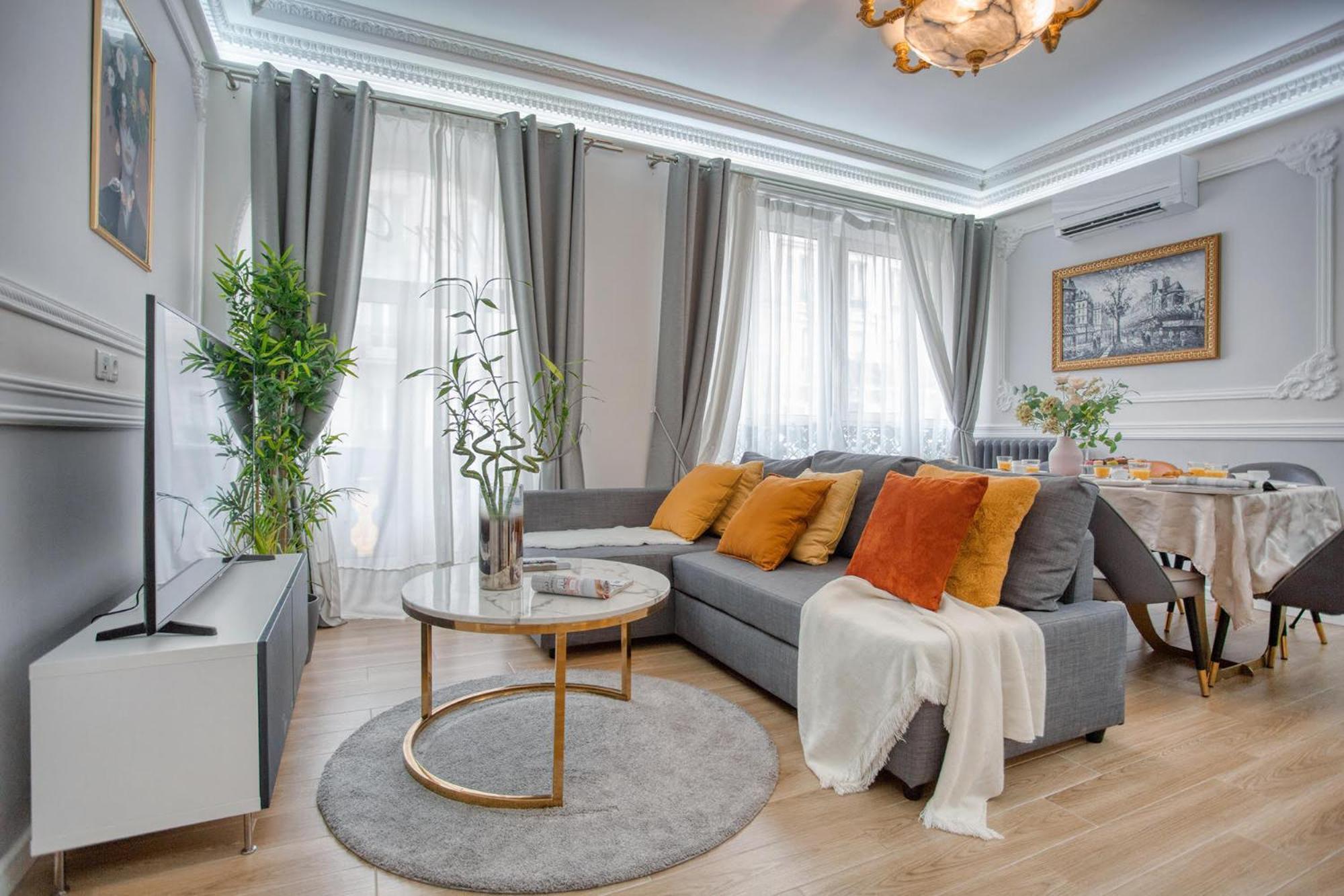 Charmant 150M2 5Ch Romantic - Centre Ville - Clim باريس المظهر الخارجي الصورة