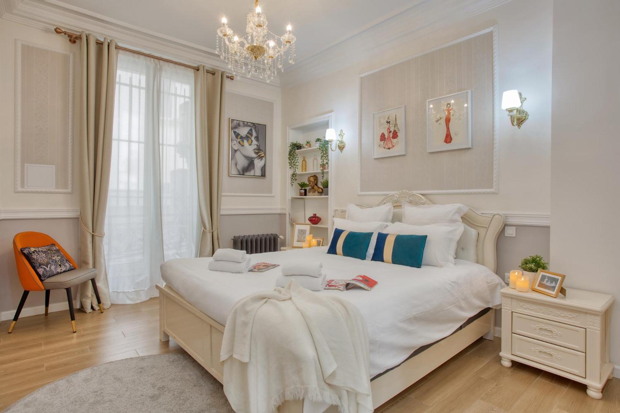 Charmant 150M2 5Ch Romantic - Centre Ville - Clim باريس المظهر الخارجي الصورة