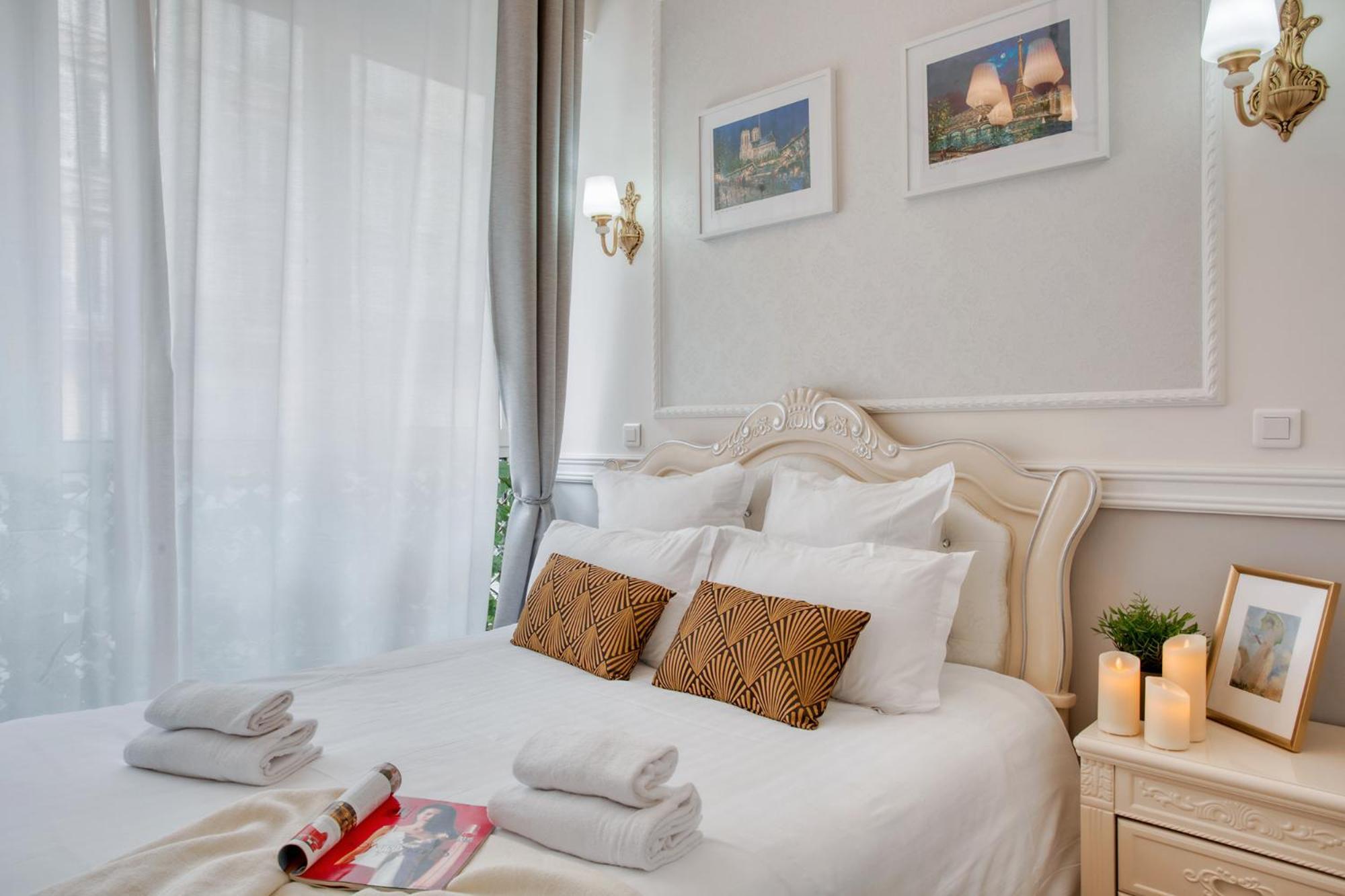 Charmant 150M2 5Ch Romantic - Centre Ville - Clim باريس المظهر الخارجي الصورة